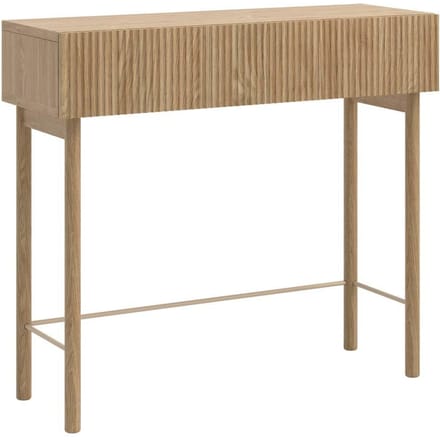 Selsey - NOLIE - Console met lade en poten - 90 cm - Geolied Eiken