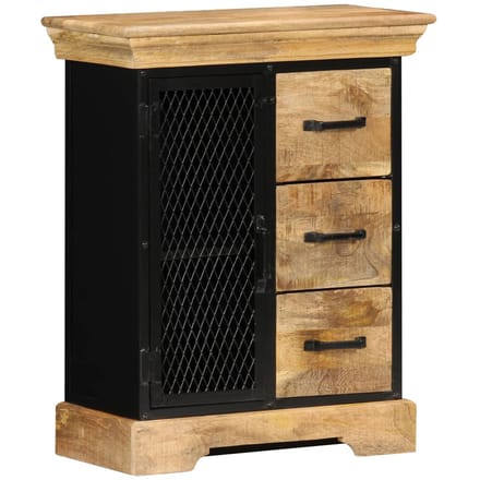 vidaXL - Dressoir - 60x30x75 - cm - massief - mangohout