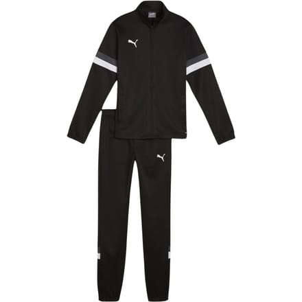 PUMA teamRISE Tracksuit Jr Unisex Trainingspak - Puma Black-Puma Black