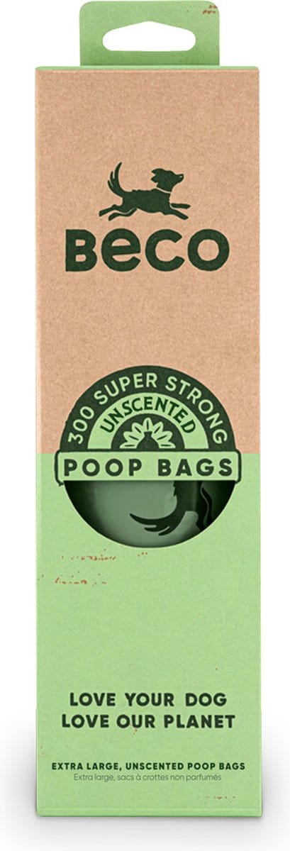 Beco Pets Poop Bags Dispenser Roll - 300 stuks