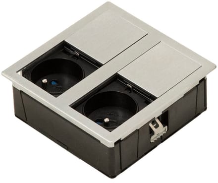 VersaHIT Inbouw 2x WCD-penaarde, RVS BELGIE