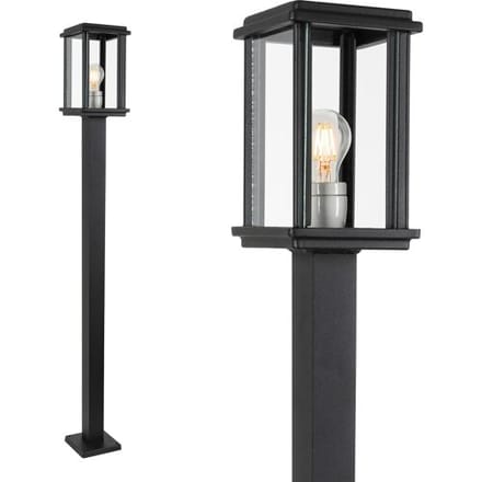 KS Verlichting Buitenlamp Capital S sokkellamp zwart