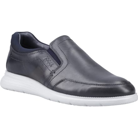 Pod Holden Leer/Textiel Heren Trainers Navy