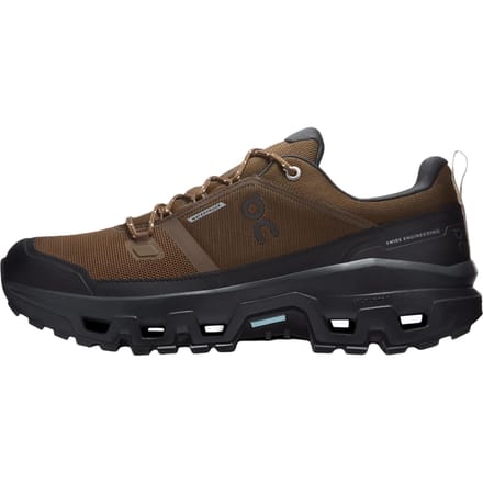 ON Cloudrock Low 1 Waterdichte Wandelschoen Heren (Maat - US 9,5, Kleur - Earth / Black)