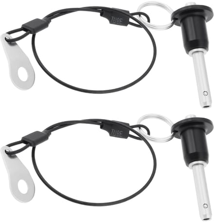Dailygoods - Set van 2 RVS Quick Release Pins met Handvat