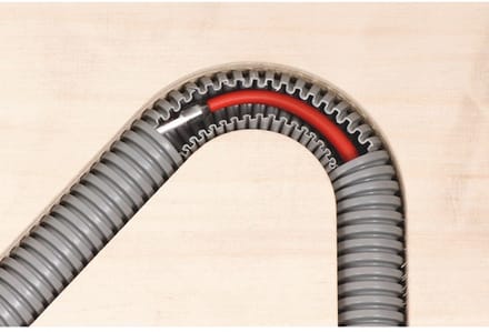 Wurth - Kunststofspiraal - Kunststofspiralen, 4 mm Met powerglider x 1 st Lengte 30 m