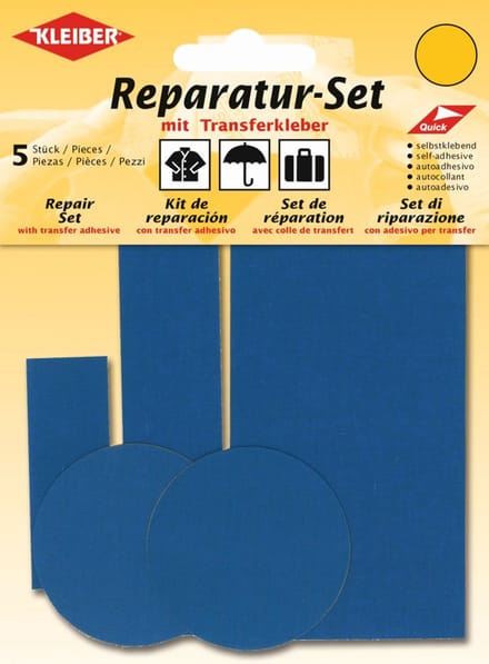 Reparatieset voor broeken/kleding, korenblauw