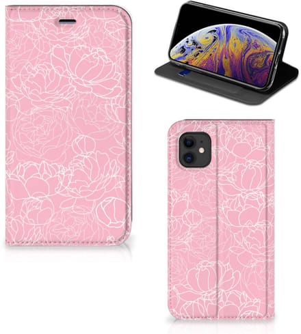 Apple iPhone 11 Smart Cover White Flowers