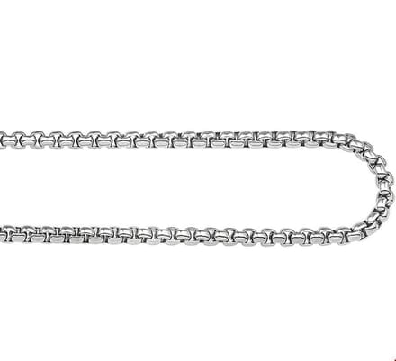 Stalen Collier venetiaans bol 3 6504951 50 cm