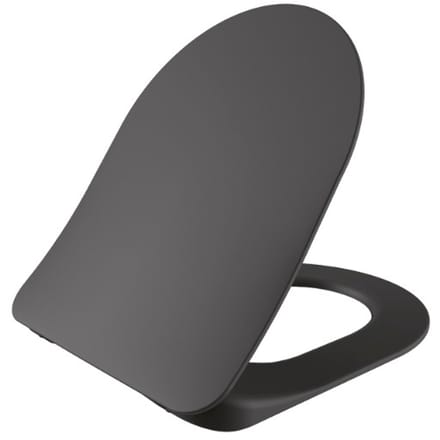 Creavit wc-zitting Duroplast – softclose & quick release – inox scharnieren – mat antraciet