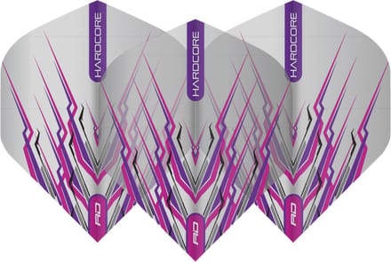 Red Dragon Peter Wright Hardcore Mohawk Purple - Dart Flights