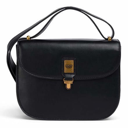 REPLAY schoudertas Shoulder Bag Black zwart