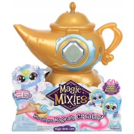 : Magic Mixies Magische Wonderlamp blauw Elektroniche knuffels Interactieve knuffels