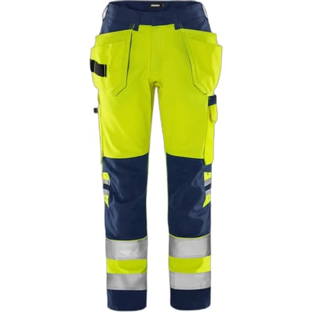 Hoog zichtbaarheid werkbroek klasse 2 dames Fristads 2671 GPLU