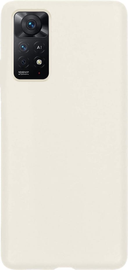 Hoes - Geschikt voor Xiaomi Redmi Note 11 - Sterk & Shockproof - Hoesje Cover - Siliconen Case - Wit