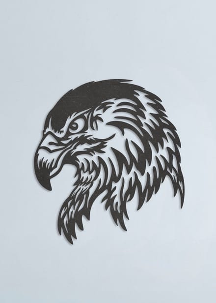 Wanddecoratie dieren | Adelaar - M (36x40cm)