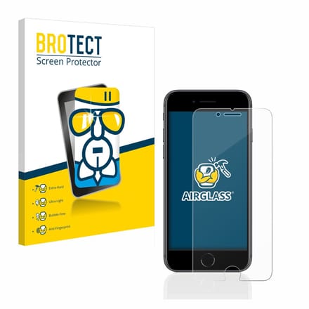 Screenprotector voor Apple iPhone 8 Beschermglas transparant