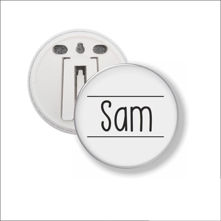 Button Met Clip 58 MM - Sam