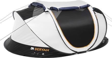 Deryan Luxe Cocoon Pop Up Tent - 2000MM - UV 50+ - 2 Persoons - Cream
