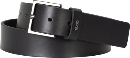 HUGO leren heren riem - zwart