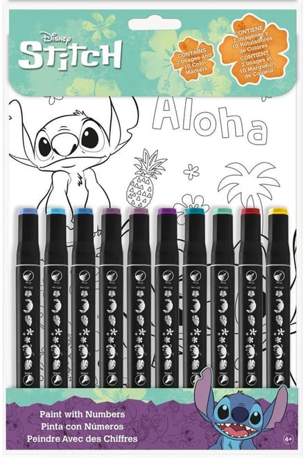 Disney Lilo en Stitch kleurboek met cijfers