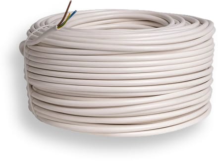 Dynamic Aansluitsnoer 3 x 1,5 mm² Wit Lengte: 5 meter