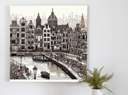 Kunstprint | Wanddecoratie | Dibond | 50 × 50 cm
