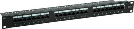 VALUE Cat.6 19" patchpanel, 24 ports, UTP