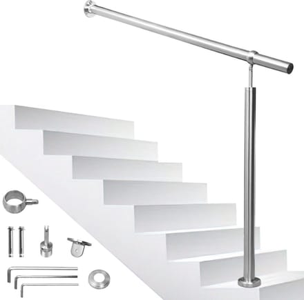 Edelstaal Trapleuning leuning 120cm RVS Reling Wandleuning roestvrij staal