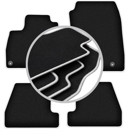 CARLUX-SILVER automatten voor: Ford Focus MK3 FL sedan, stationwagen, hatchback (2017-2020)