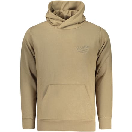 Rifle Marrone Katoenen Hoodie voor Mannen