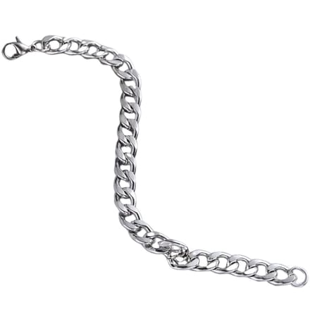 Nivard Armband - Staal - Nep Zilver - Heren - 19cm