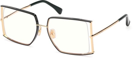 Max Mara Mm5156 B Blauw Licht Blok 098 Dames Bril 56-17-135 gray