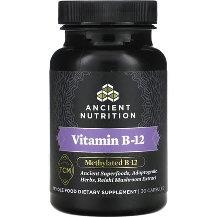 Ancient Nutrition, Vitamine B-12, 30 Capsules