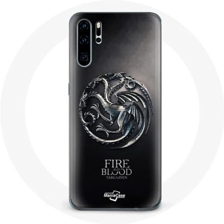 Coque pour Huawei P30 - Game Of Thrones - Targaryen - Noir - Rigide - Protection