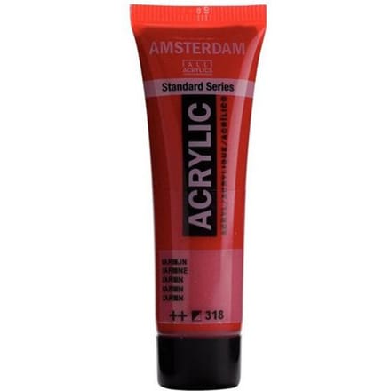 Verf - Acryl - 318 - Karmijn - Amsterdam - 20ml