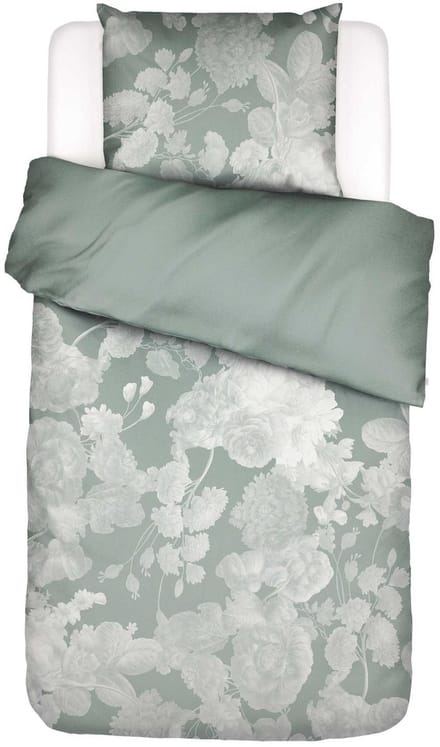 Essenza Eunice Dekbedovertrek Dusty teal - Eenpersoons – 140x200/220 cm