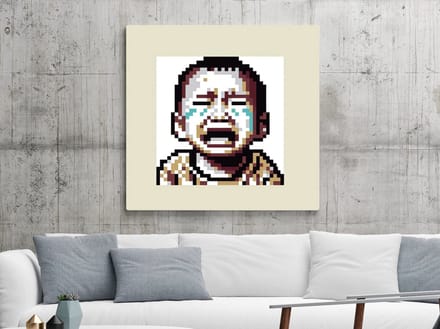 Kunstprint | Wanddecoratie | Dibond | 20 × 20 cm