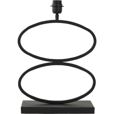 Light & Living Tafellamp Stelius 42cm - Mat Zwart (excl. kap)