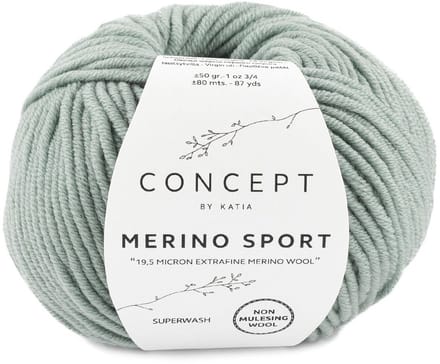 Katia Concept Merino Sport - 59 resedagroen - Wol Garen