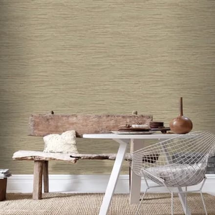 Decomode Vliesbehang Grasspaper - Olijfbruin - 10,05m X 53cm