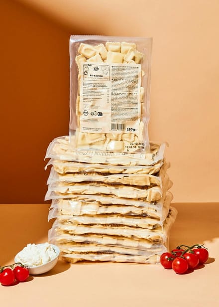 KoRo | Bio ravioli met tomaat en ricotta 12 x 250 g