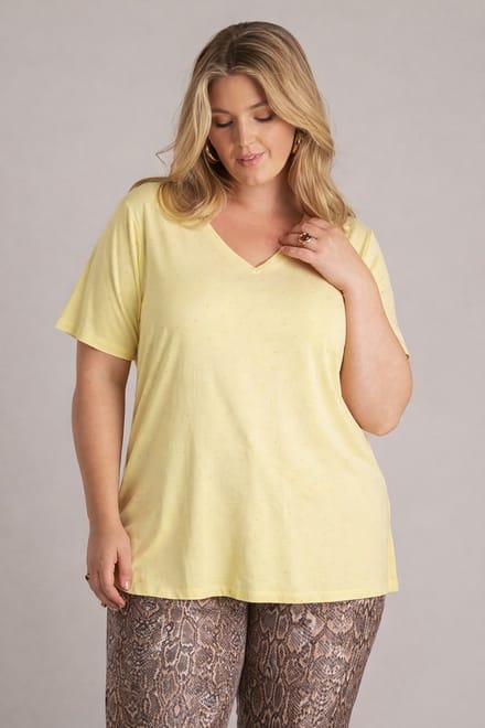 YEST CURVE Jelisaveta Tops - Linden - maat 3(52)