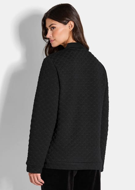 Gewatteerd vrijetijdspak met nicky - zwart - Gr. 52 van Goldner Fashion