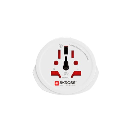 Skross 1.500211C-E Reisstekker SKROSS - Länderstecker World to Europe