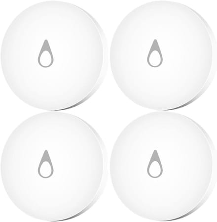 Waterlekkage Alarm - Overstromingssensor Wifi - Huis Beveiligen - Hoge Gevoeligheid Detectie - 4 stuks - Wit