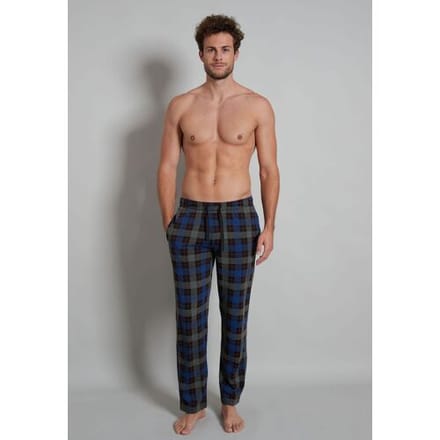 Zwarte geruite heren pyjamabroek Ceceba Zwart man 68/70