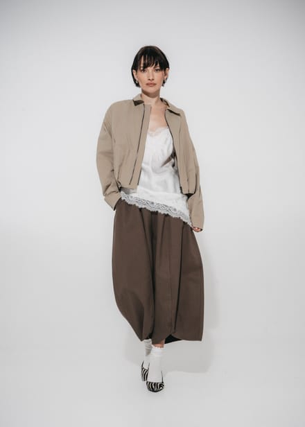 Pulse baggy lyocell pants | Army - Army / M
