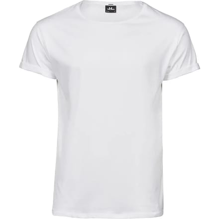 Tee Jays - Roll-Up T-shirt - White maat S