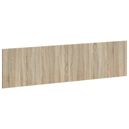 vidaXL - Wandgemonteerd - Hoofdbord - HOORN - Sonoma - Eiken - Bewerkt - hout